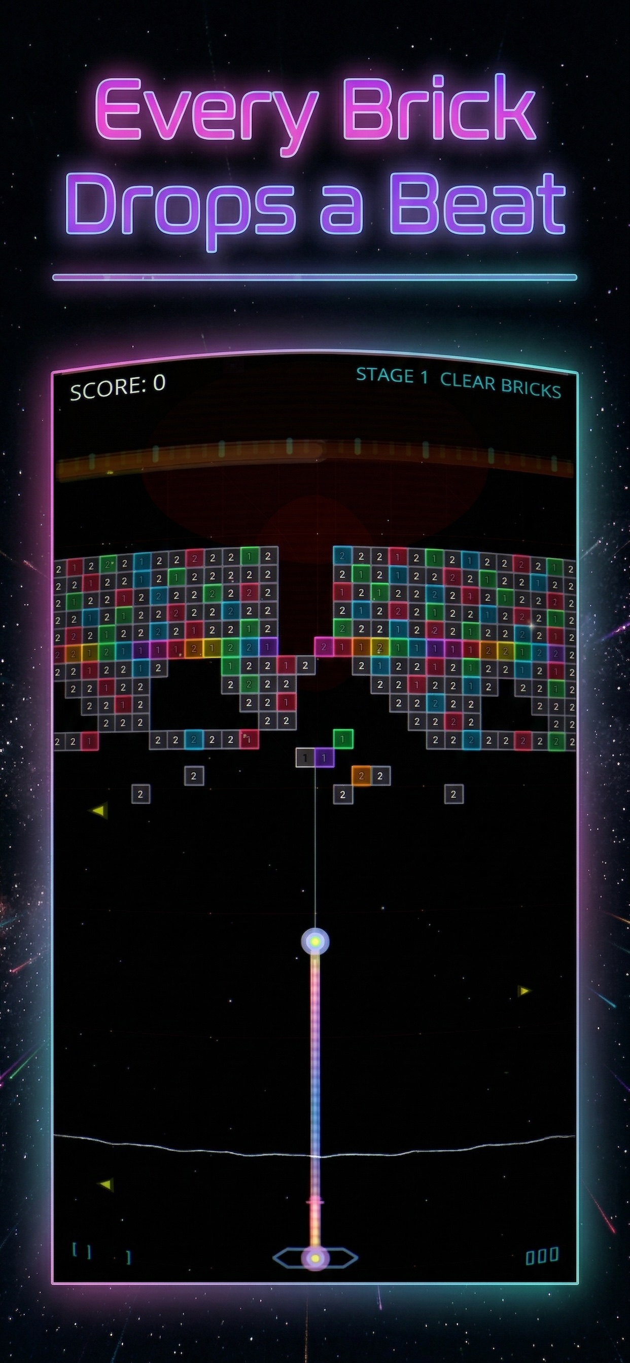 Brick Beat gameplay - Every Brick Drops a Beat